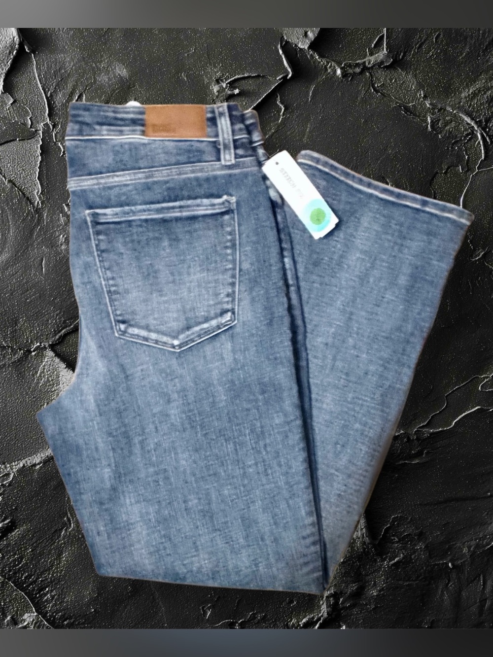 Market & Spruce from Stitch Fix NWT Girlfriend High Rise Straight Blue Jeans 12